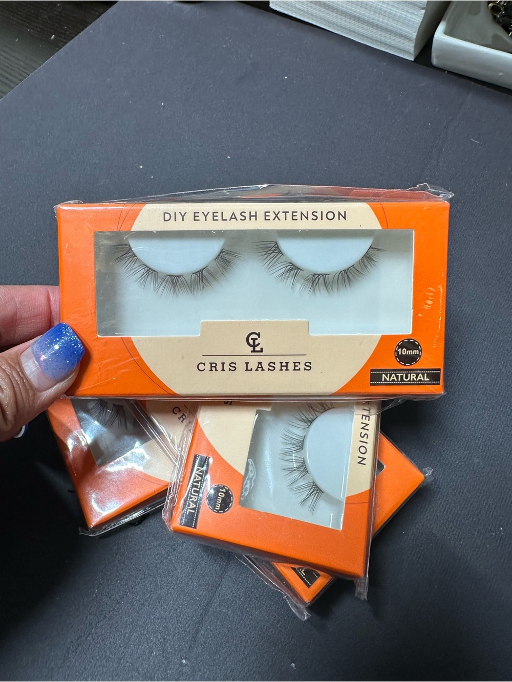 DIY Natural Eyelash Extensions in Orange